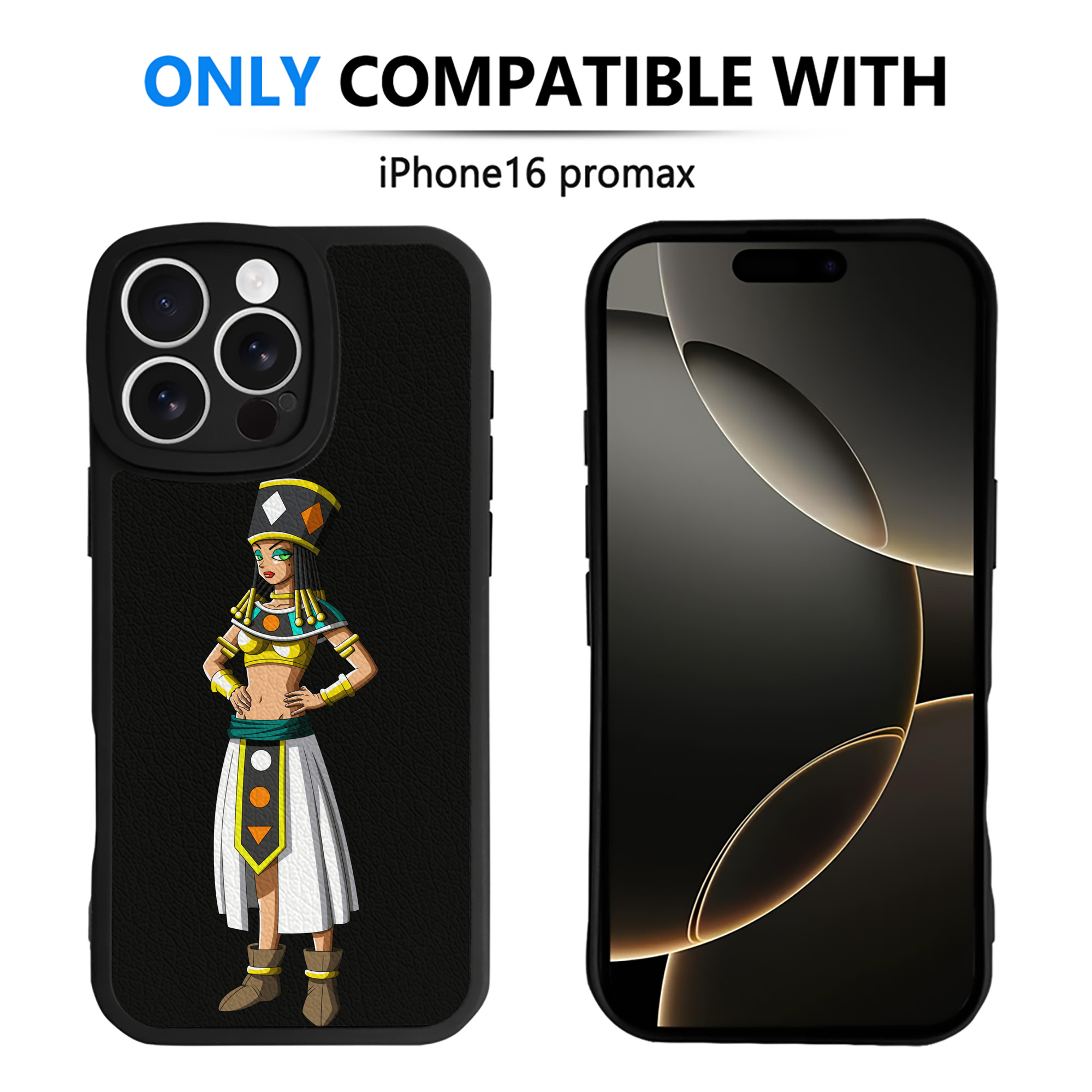 （画像用） ドラゴンボール DRAGON BALL 【iPhone 16シリーズ対応】シリコンスマホケース（レザー調） 材質：シリコン